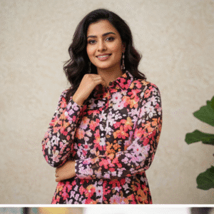 Stylish Floral Print Printed Casual Top Tops for Women