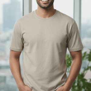 Elegant Pista Round Nack Mens T-Shirt for Men