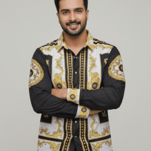 Premium Yellow Casual Full Sleeves Shirt Mens Shirt for Men