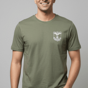 Premium Green Printed Round Nack Mens T-Shirt for Men