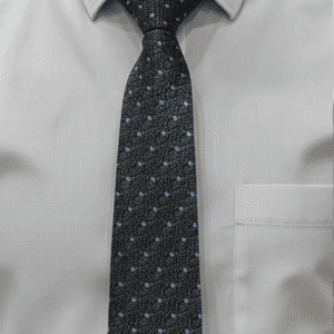 Black Solid Formal Tie for Office & Events