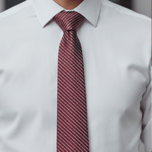Maroon Solid Formal Tie for Office & Events