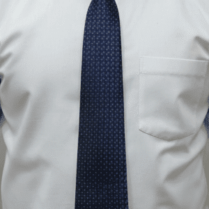 Blue Solid Formal Tie for Office & Events