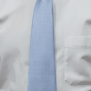 Sky Blue Solid Formal Tie for Office & Events