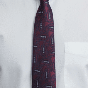 Wine Solid Formal Tie for Office & Events