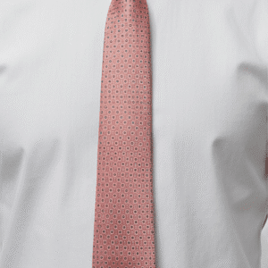 Peach Solid Formal Tie for Office & Events