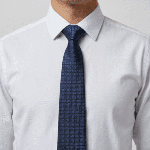 Blue Solid Formal Tie for Office & Events