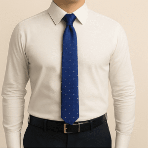 Royal Blue Solid Formal Tie for Office & Events