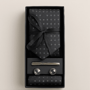 Dark Grey Solid Formal Tie for Office & Events