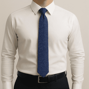 Royal Blue Solid Formal Tie for Office & Events