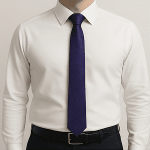 Purple Solid Formal Tie for Office & Events