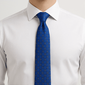 Blue Solid Formal Tie for Office & Events