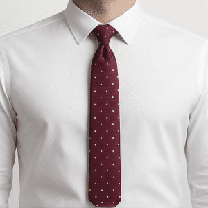 Wine Solid Formal Tie for Office & Events