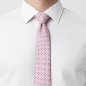 Pink Solid Formal Tie for Office & Events