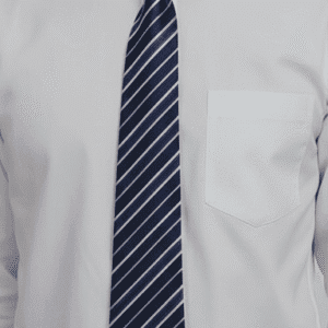 Navy Blue Solid Formal Tie for Office & Events