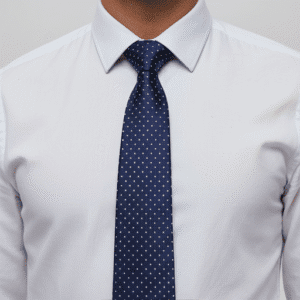 Navy Blue Solid Formal Tie for Office & Events