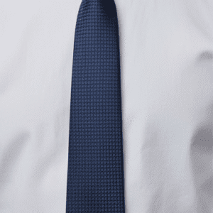 Navy Blue Solid Formal Tie for Office & Events