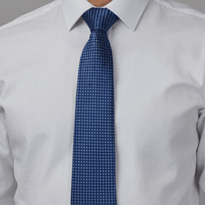 Blue Solid Formal Tie for Office & Events
