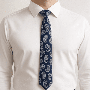 Blue Solid Formal Tie for Office & Events