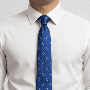 Blue Solid Formal Tie for Office & Events