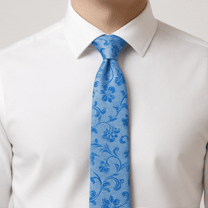 Light Blue Solid Formal Tie for Office & Events