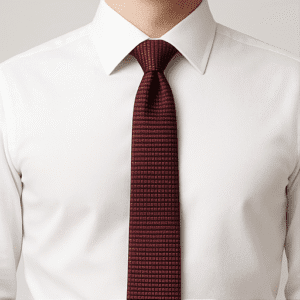 Red Solid Formal Tie for Office & Events