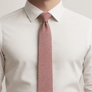 Red Solid Formal Tie for Office & Events