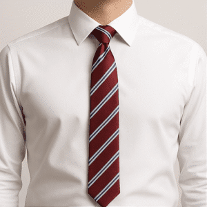 Red Solid Formal Tie for Office & Events
