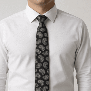 Grey Solid Formal Tie for Office & Events