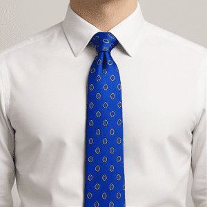 Royal Blue Solid Formal Tie for Office & Events