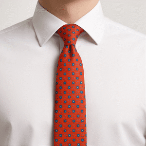 Orange Solid Formal Tie for Office & Events
