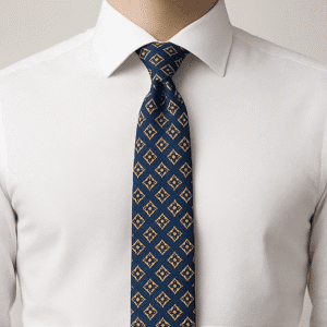Blue Solid Formal Tie for Office & Events