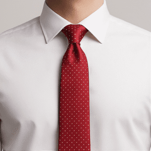 Red Solid Formal Tie for Office & Events