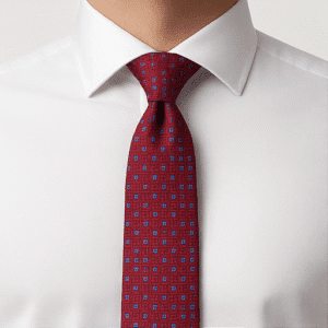 Red Solid Formal Tie for Office & Events