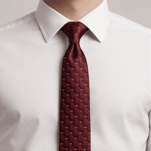 Maroon Solid Formal Tie for Office & Events