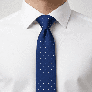 Navy Blue Solid Formal Tie for Office & Events