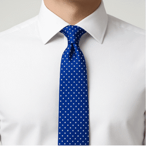 Navy Blue Solid Formal Tie for Office & Events