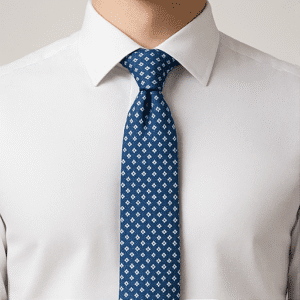 Navy Blue Solid Formal Tie for Office & Events