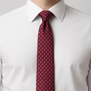 Wine Solid Formal Tie for Office & Events
