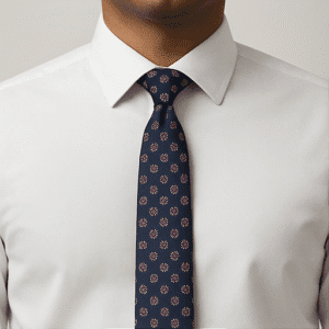 Black Solid Formal Tie for Office & Events