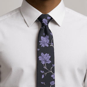 Purpule Solid Formal Tie for Office & Events