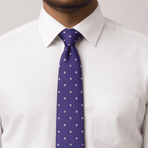 Purpule Solid Formal Tie for Office & Events
