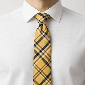 Beige Solid Formal Tie for Office & Events