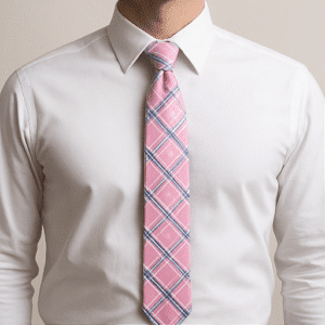 Pink Solid Formal Tie for Office & Events