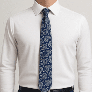 Blue Solid Formal Tie for Office & Events
