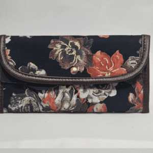 Women's Compact Everyday Wallet Purse Navy Blue