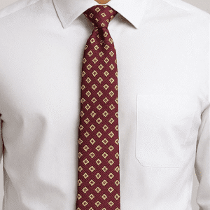 Wine Solid Formal Tie for Office & Events