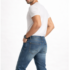 Exclusive Light Blue Narrow Fit Men’s Jeans