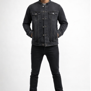 M & T Men’s Black Denim Jacket