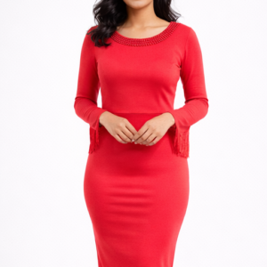 Women Red Sequin Short Dress | Stylish Party Wear Bodycon Dress